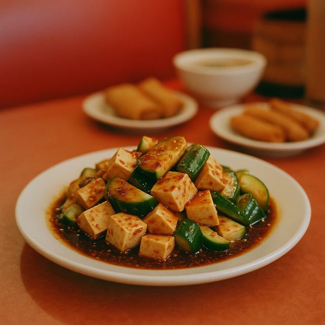 Spicy Tofu Salad.